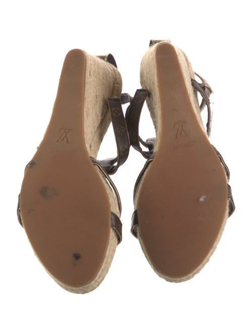 Louis Vuitton LV Monogram Leather Espadrilles