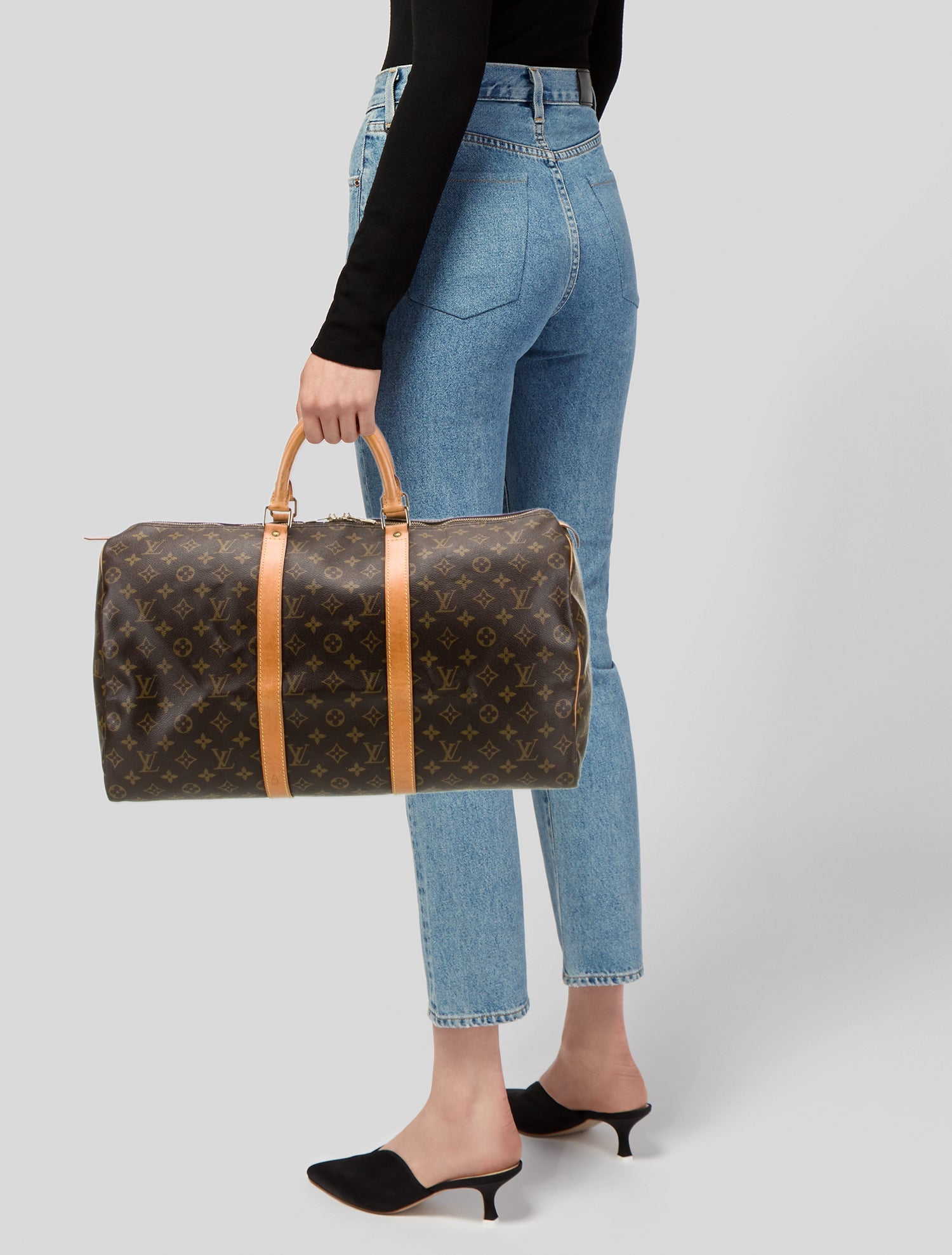 Louis Vuitton LV Monogram Keepall 50 Vintage
