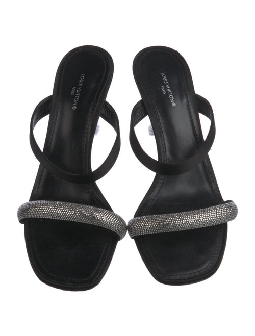 Louis Vuitton LV Monogram Satin Slides