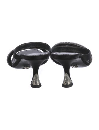 Louis Vuitton LV Monogram Satin Slides