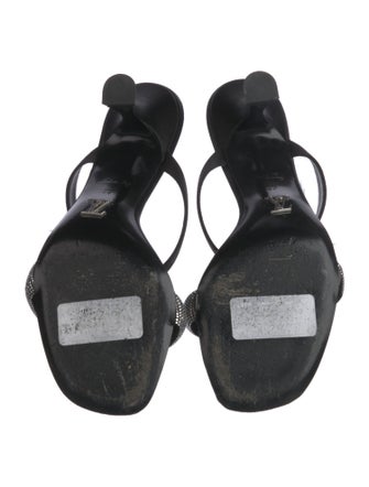 Louis Vuitton LV Monogram Satin Slides