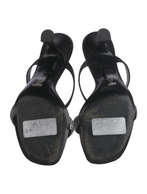 Louis Vuitton LV Monogram Satin Slides