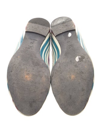 Louis Vuitton Leather Printed Flats