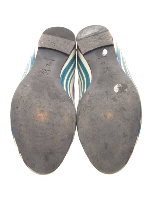Louis Vuitton Leather Printed Flats