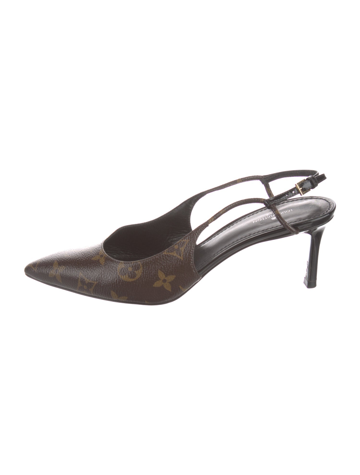 Louis Vuitton LV Monogram Slingback Pumps