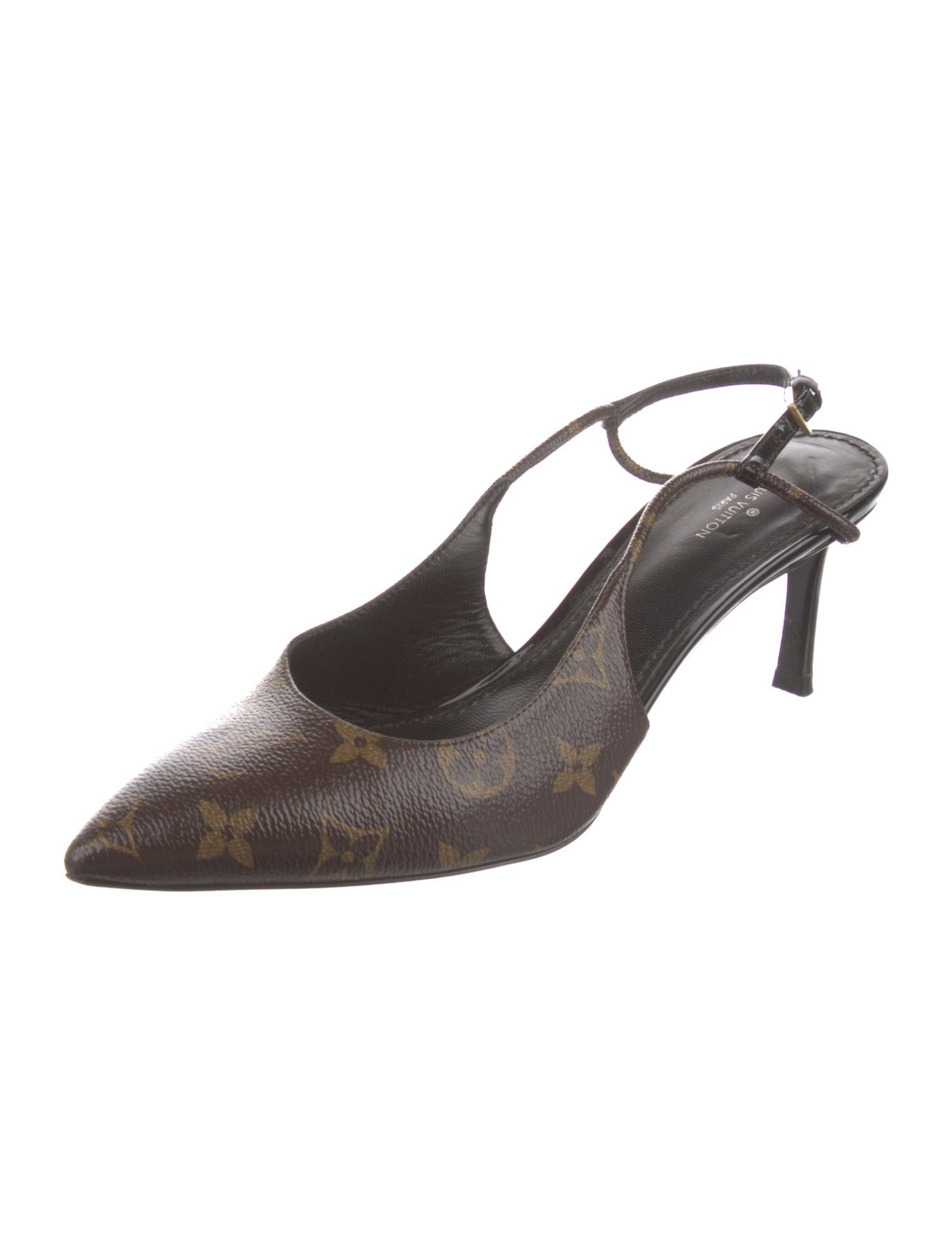 Louis Vuitton LV Monogram Slingback Pumps