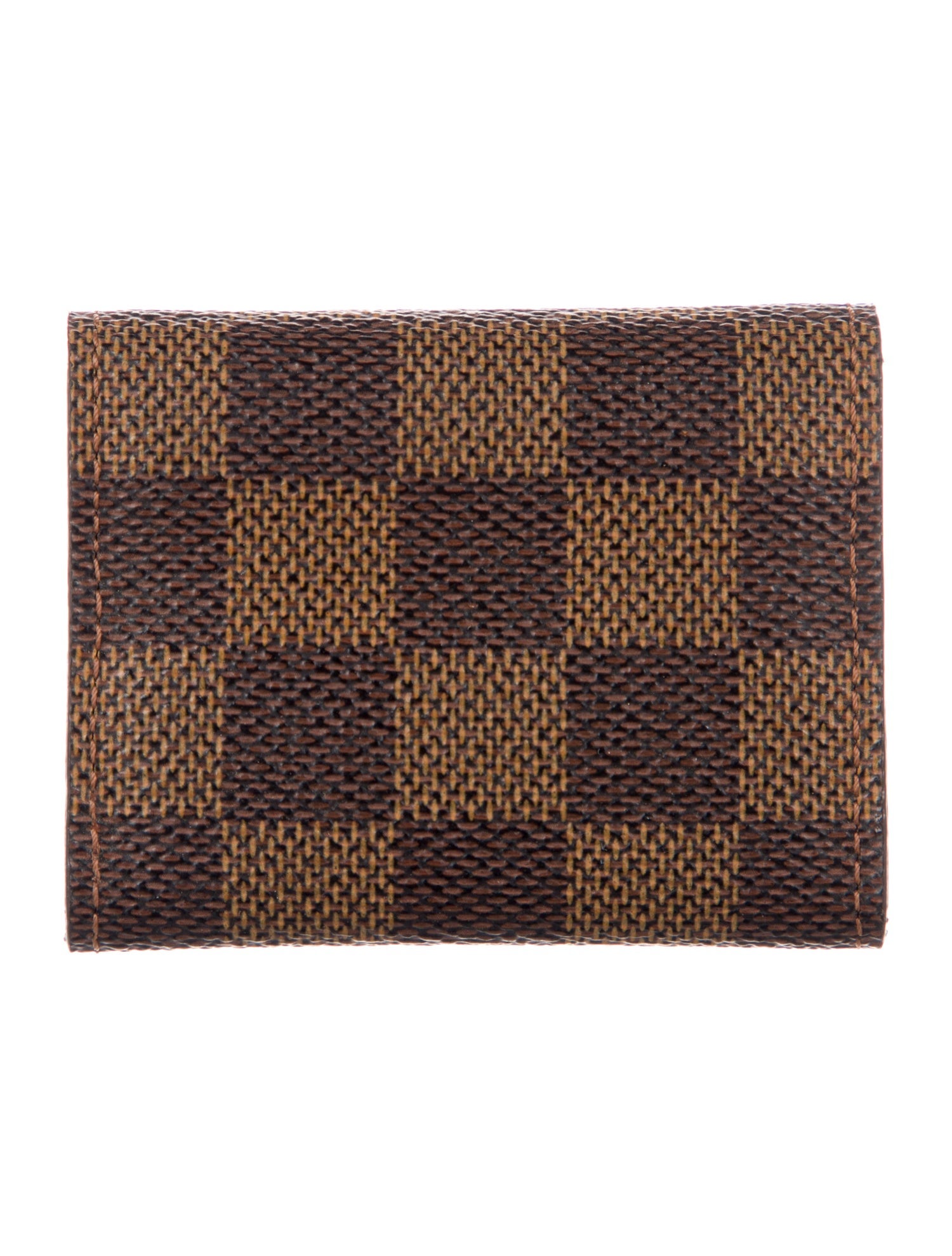 Louis Vuitton 2004 Damier Ebene Pattern Wallet
