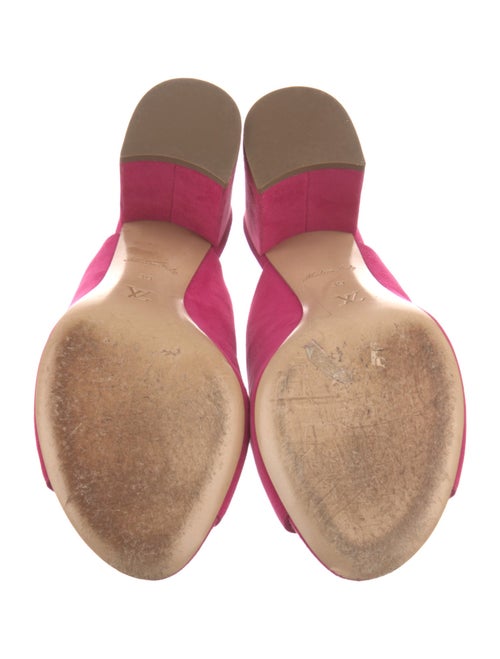 Louis Vuitton Suede Slides