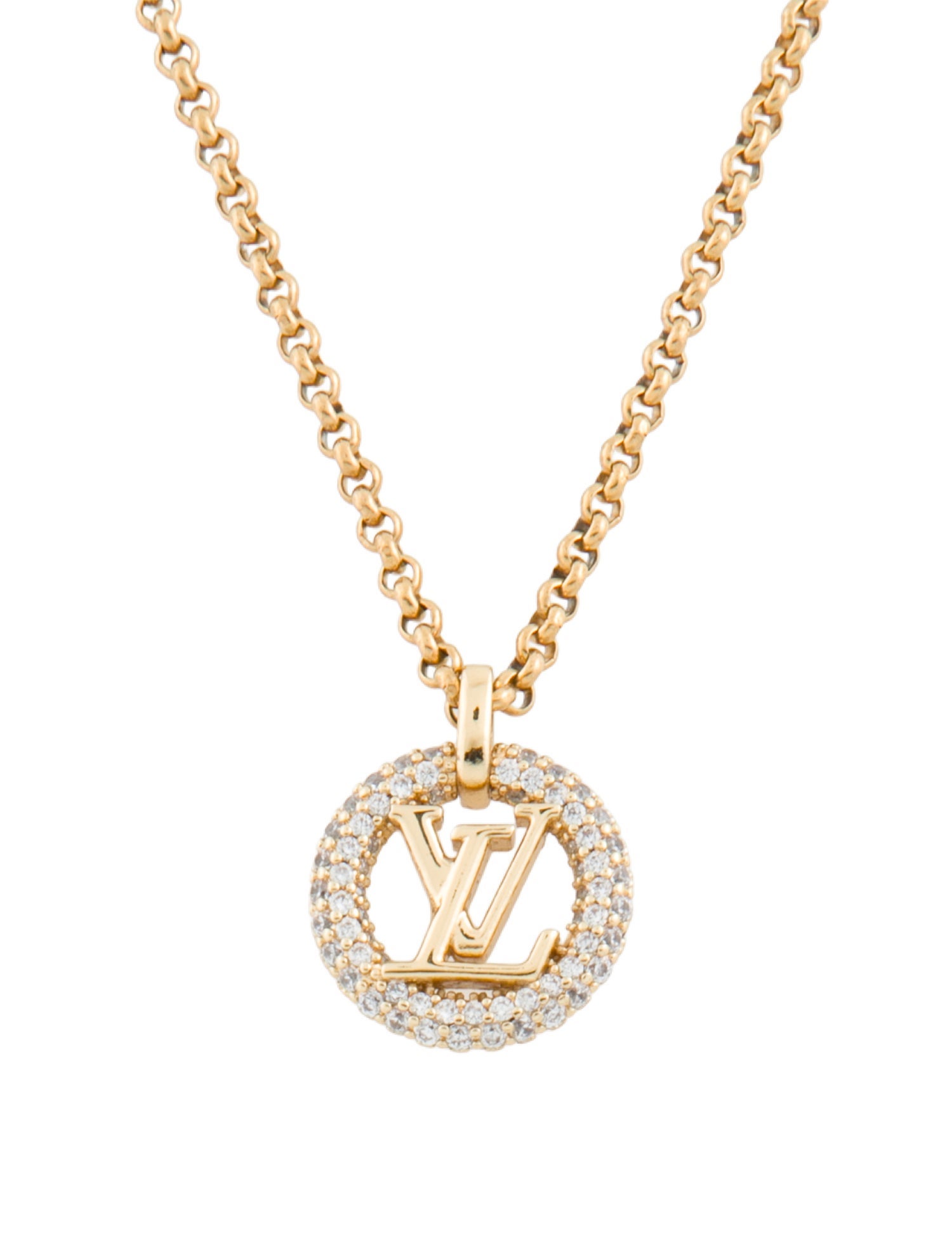 Louis Vuitton Louise by Night Pendant Necklace