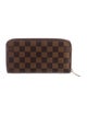 Louis Vuitton 2016 Damier Ebene Pattern Zippy Wallet