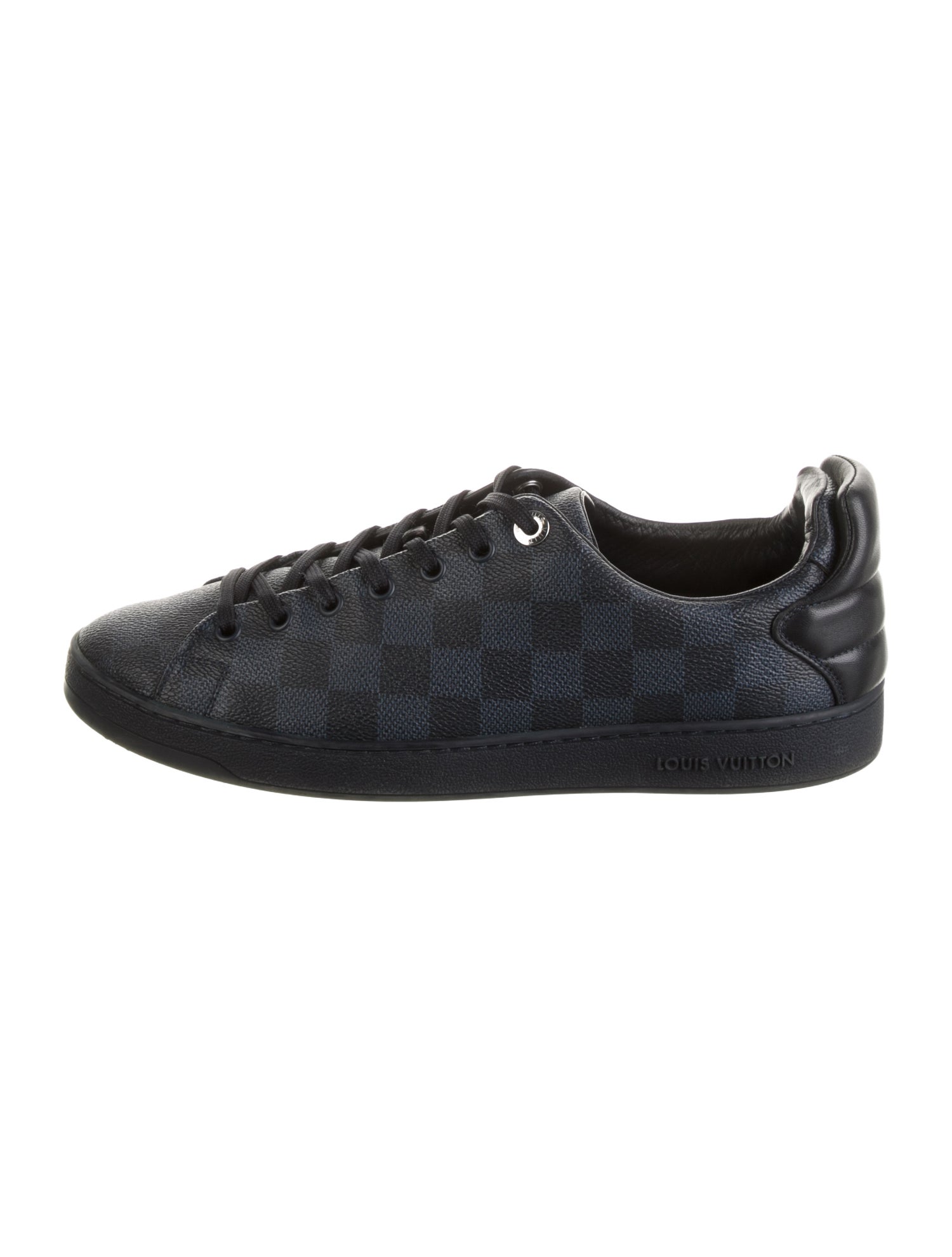 Louis Vuitton Damier Cobalt Plaid Print Sneakers