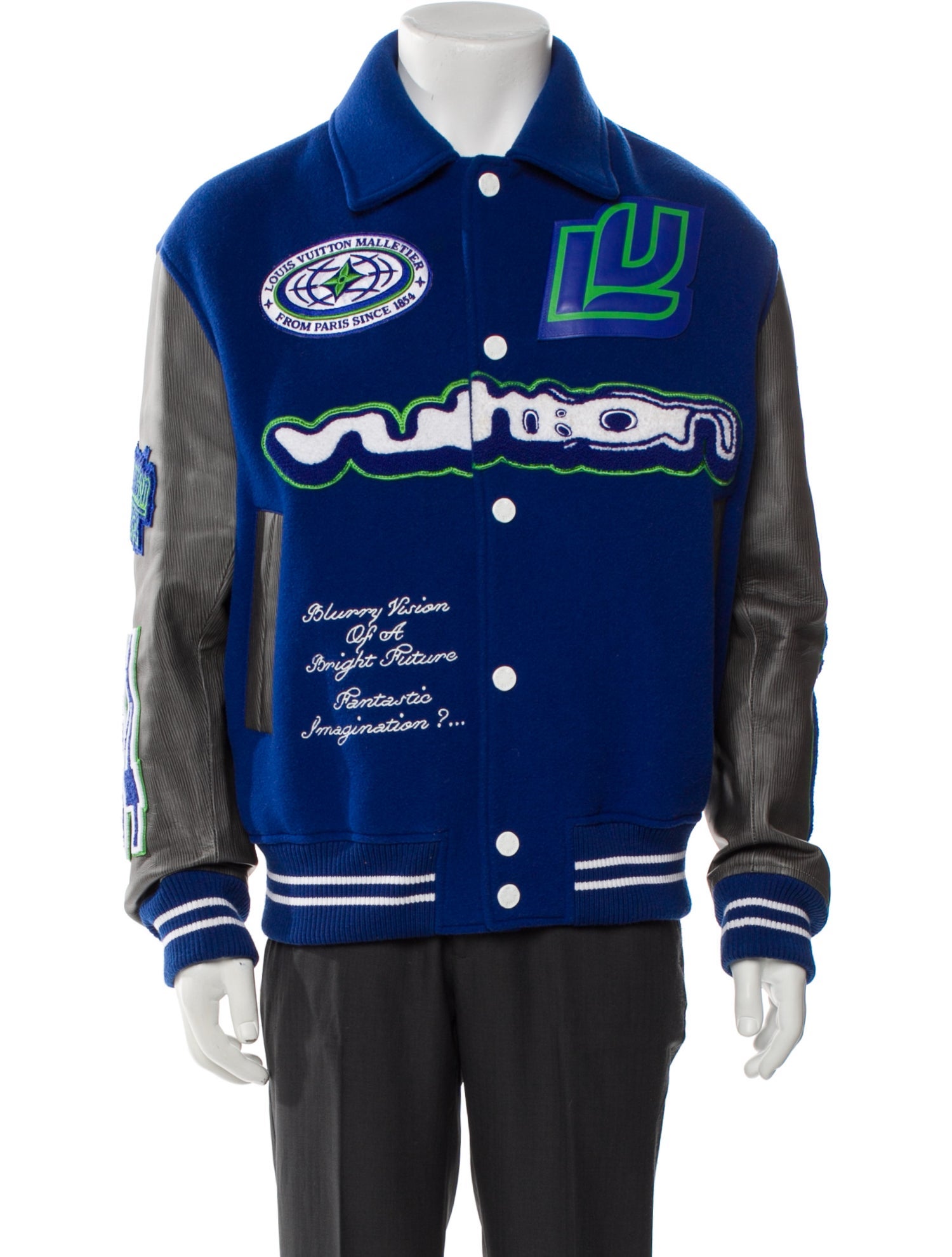 Louis Vuitton 2023 Wool Varsity Jacket