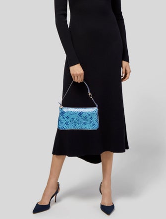 Louis Vuitton Vernis Patent Leather cosmic blossom pochette accessoires