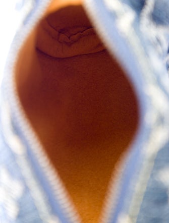 Louis Vuitton Monogram Denim Pochette Speedy Keychain