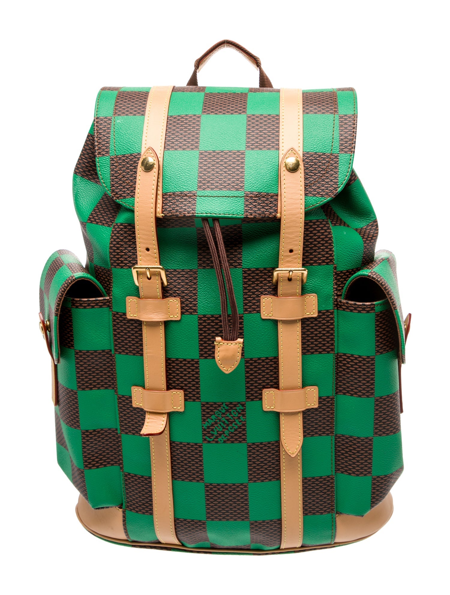 Louis Vuitton Coated Canvas Christopher MM 2024