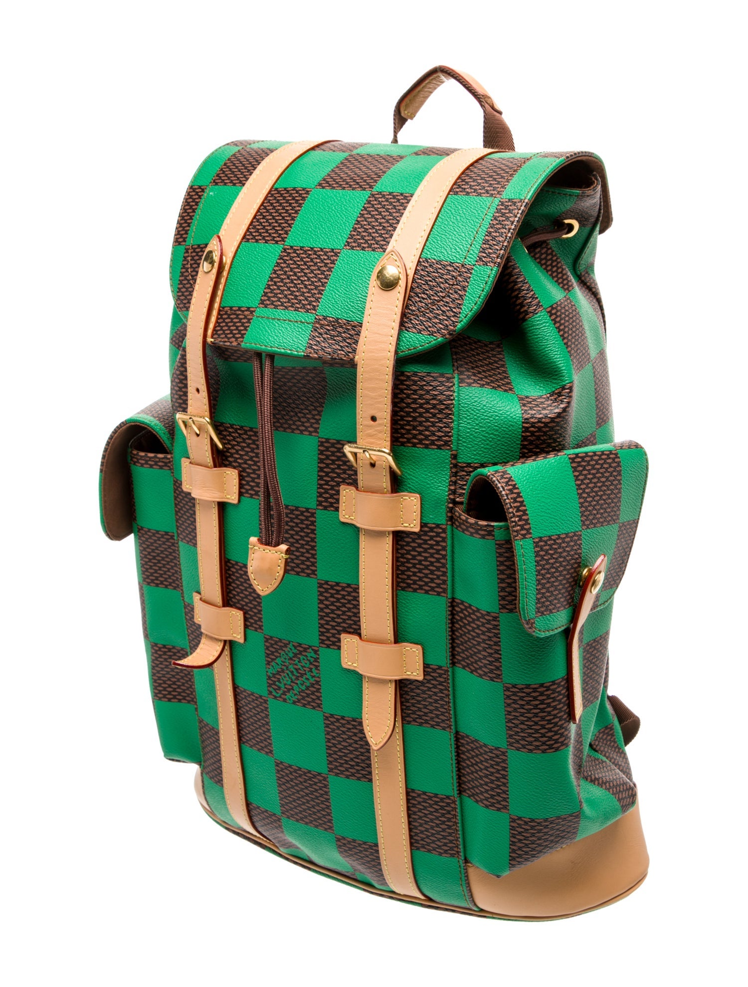 Louis Vuitton Coated Canvas Christopher MM 2024
