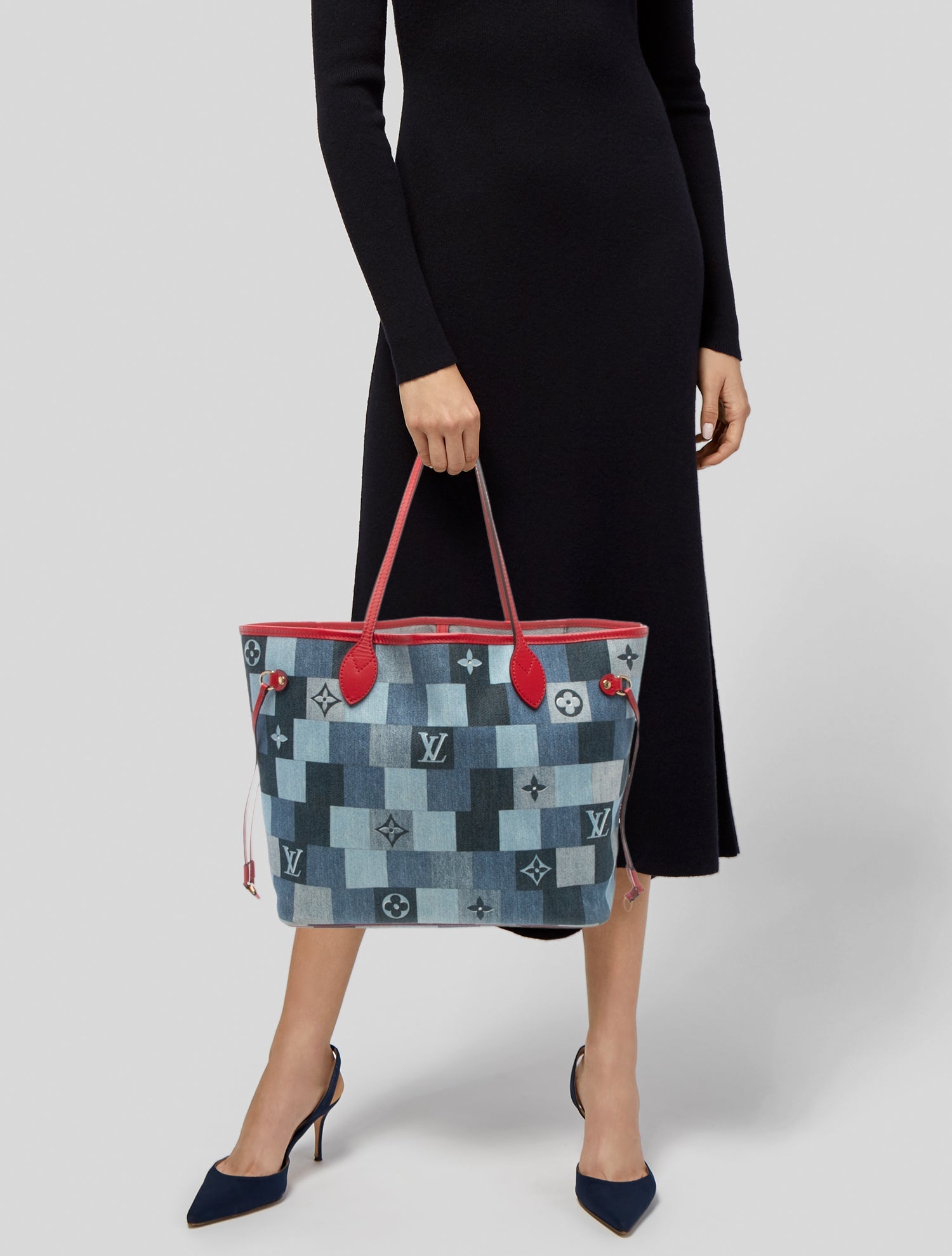 Louis Vuitton LV Monogram Neverfull w/Pouch MM