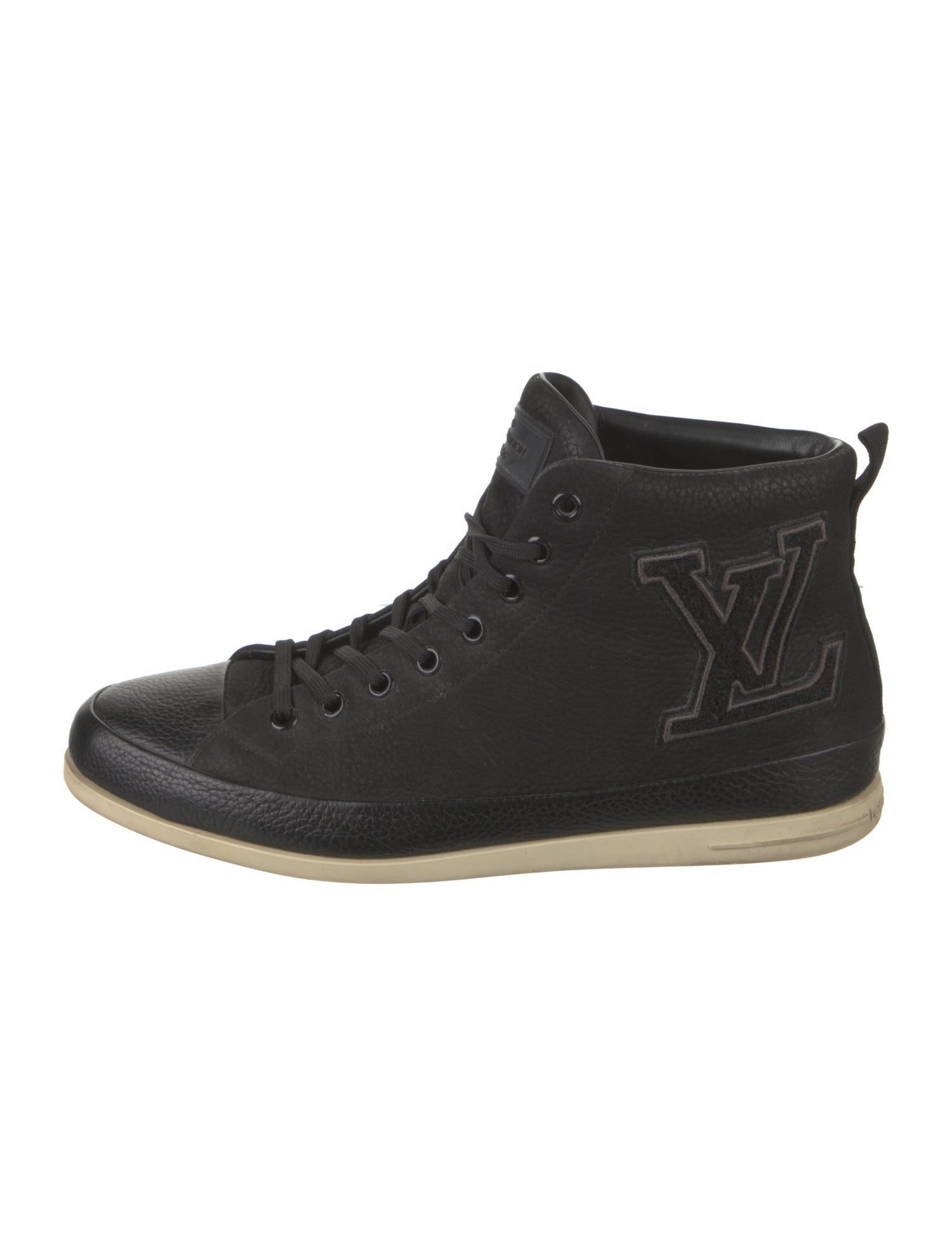 Louis Vuitton Leather Lace-Up Boots