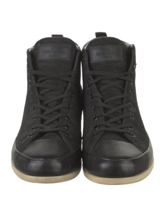 Louis Vuitton Leather Lace-Up Boots