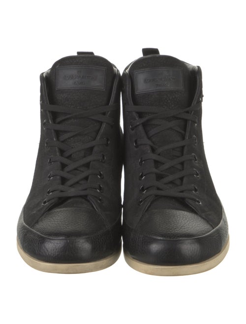 Louis Vuitton Leather Lace-Up Boots