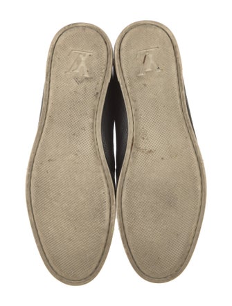 Louis Vuitton Leather Lace-Up Boots