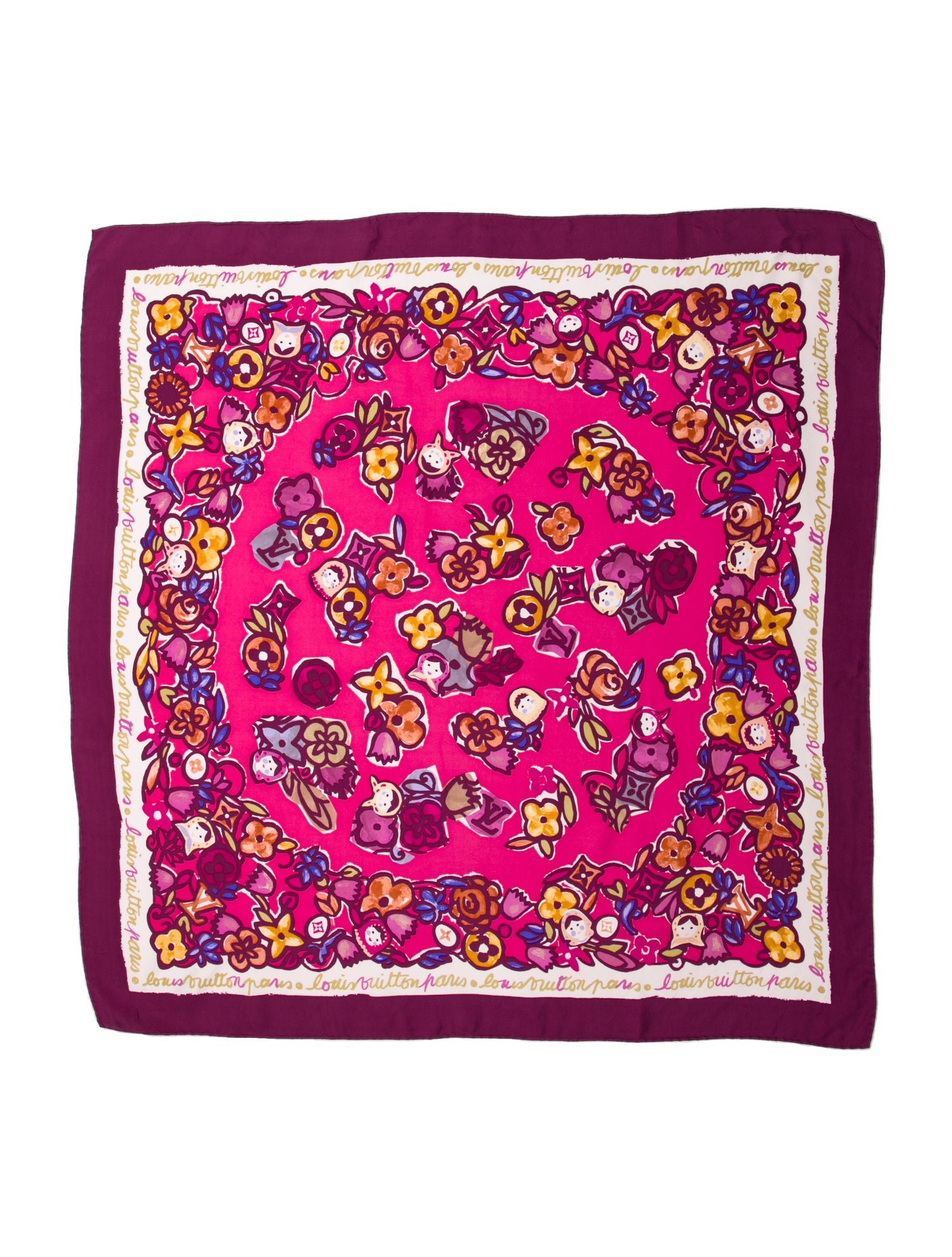 Louis Vuitton Matryoshka Fleurs Silk Scarf