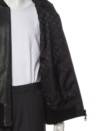 Louis Vuitton 2022 Leather Bomber Jacket