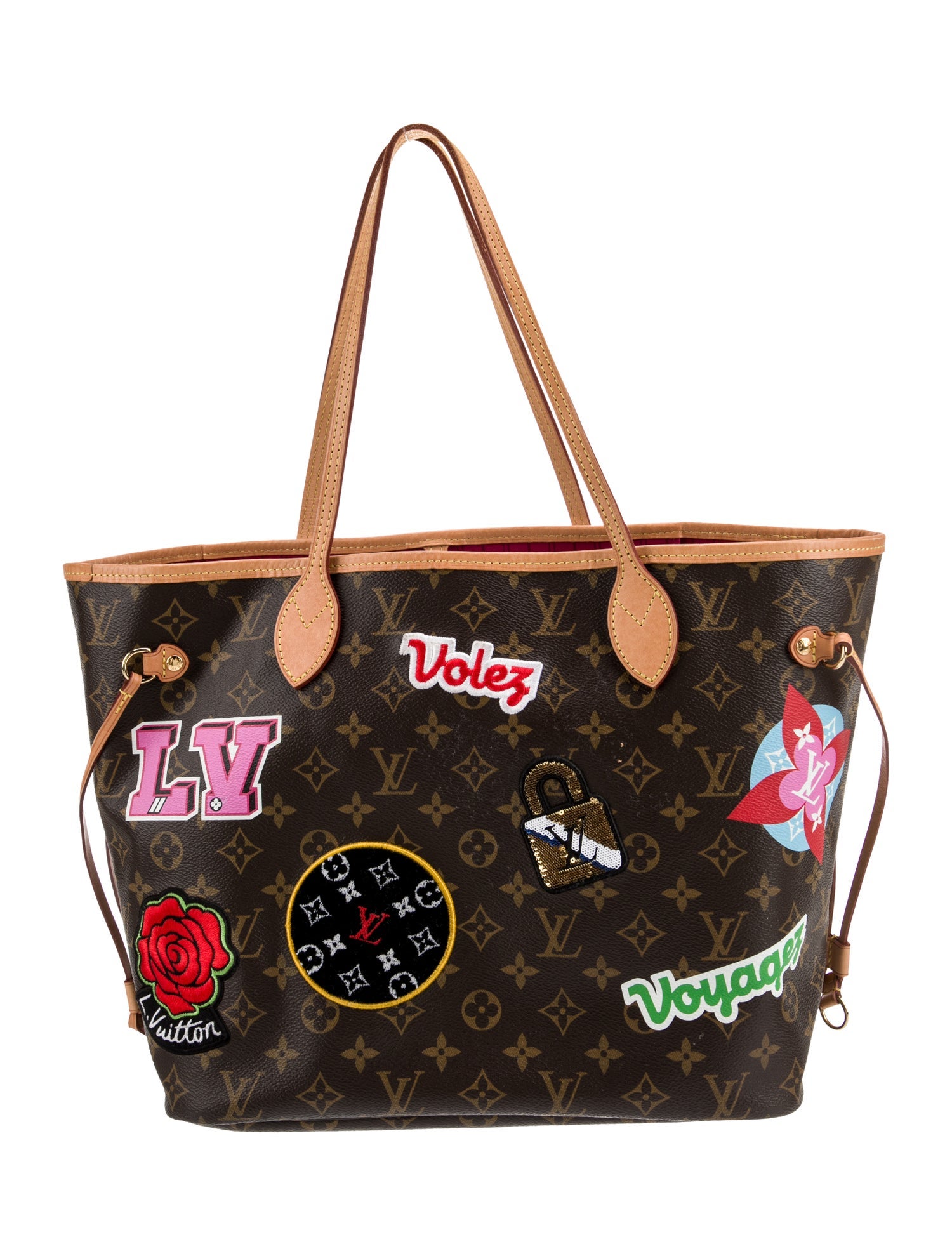 Louis Vuitton LV Monogram Patches Neverfull MM