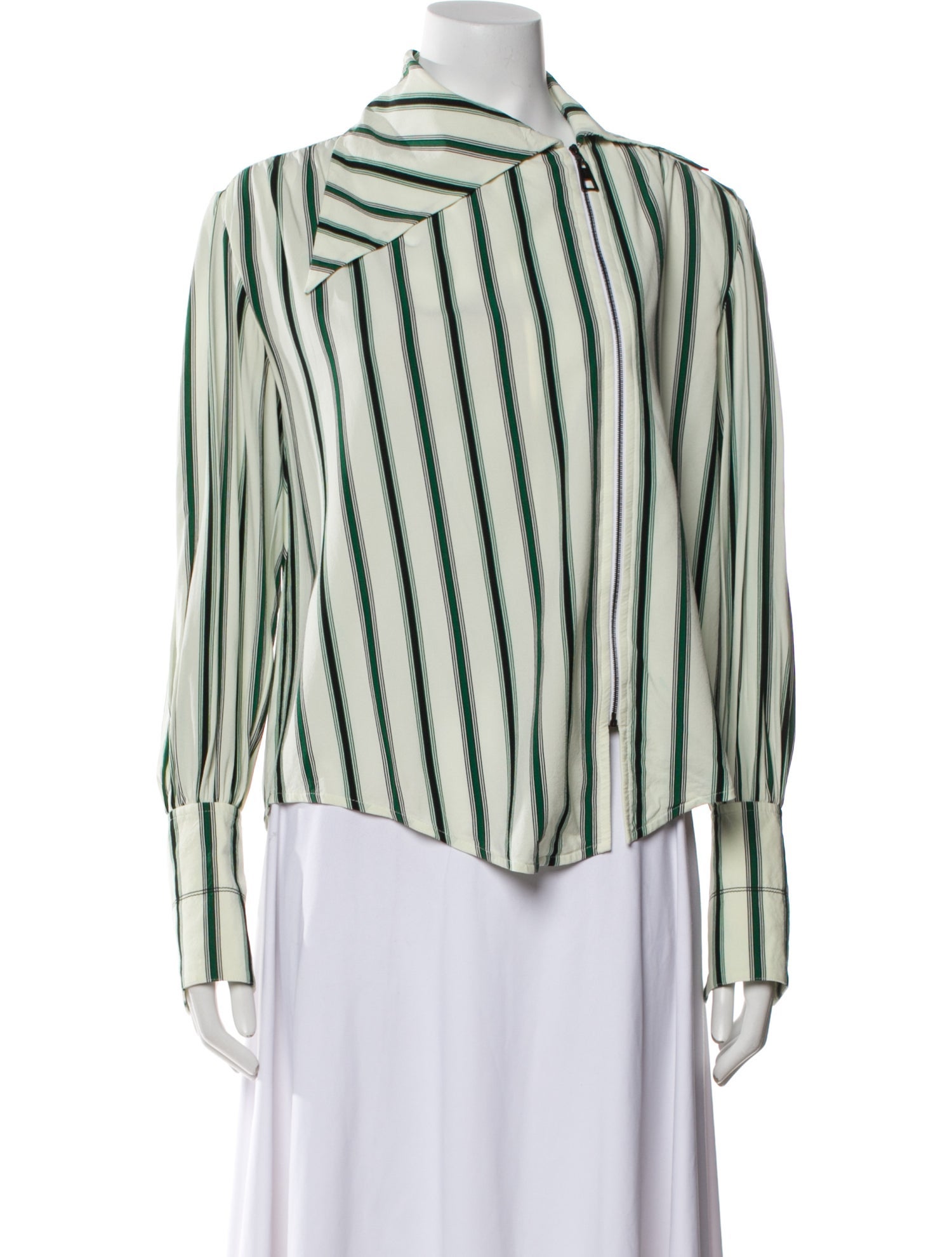 Louis Vuitton Silk Striped Jacket