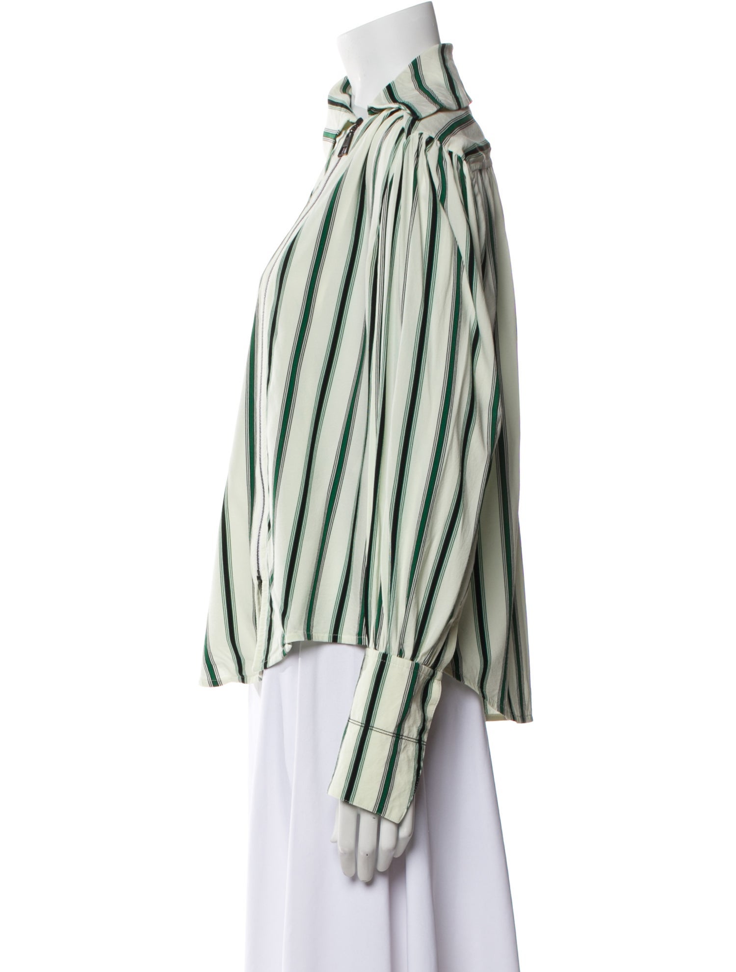 Louis Vuitton Silk Striped Jacket