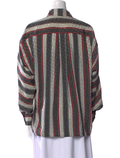 Louis Vuitton 2021 Silk Button-Up Top