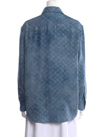 Louis Vuitton 2021 Silk Button-Up Top