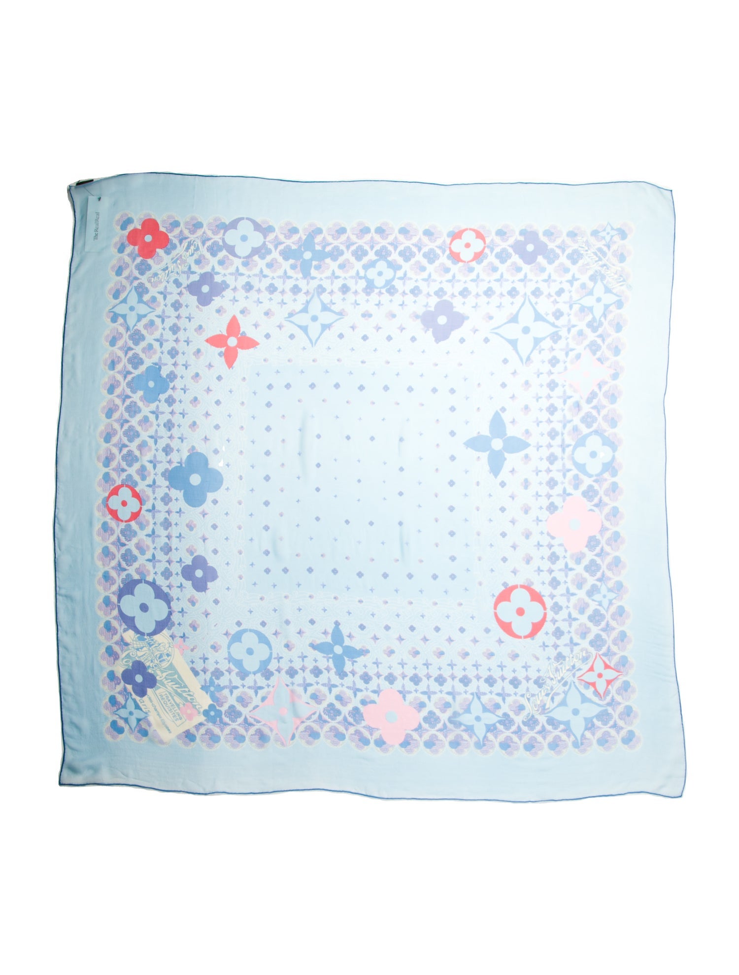 Louis Vuitton Travelling Requisites Silk Shawl