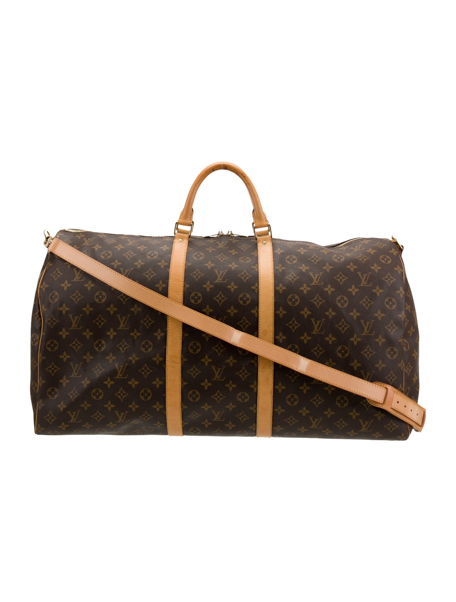 Louis Vuitton LV Monogram Keepall Bandouliere 60 Vintage