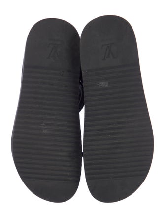 Louis Vuitton Rubber Printed Slingback Sandals