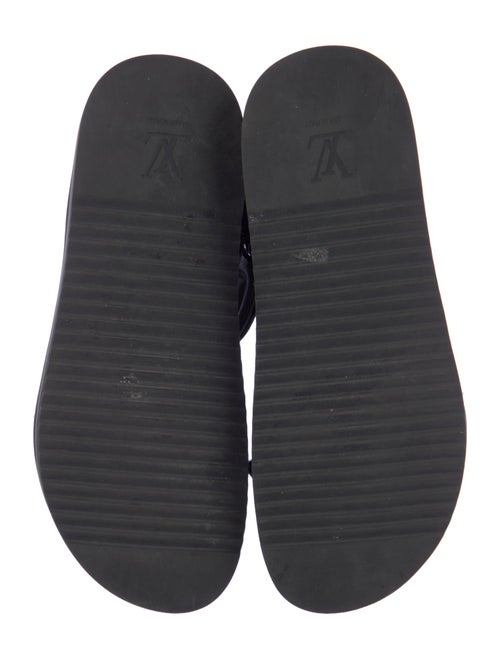 Louis Vuitton Rubber Printed Slingback Sandals
