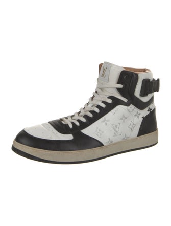 Louis Vuitton Leather Printed Sneakers