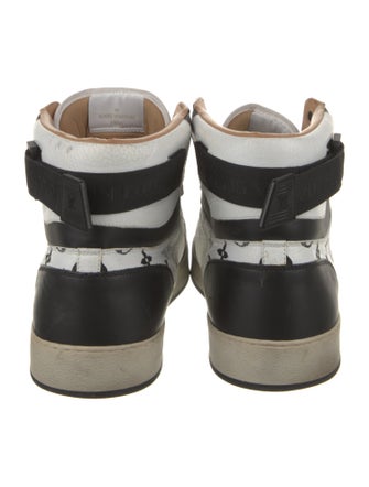 Louis Vuitton Leather Printed Sneakers