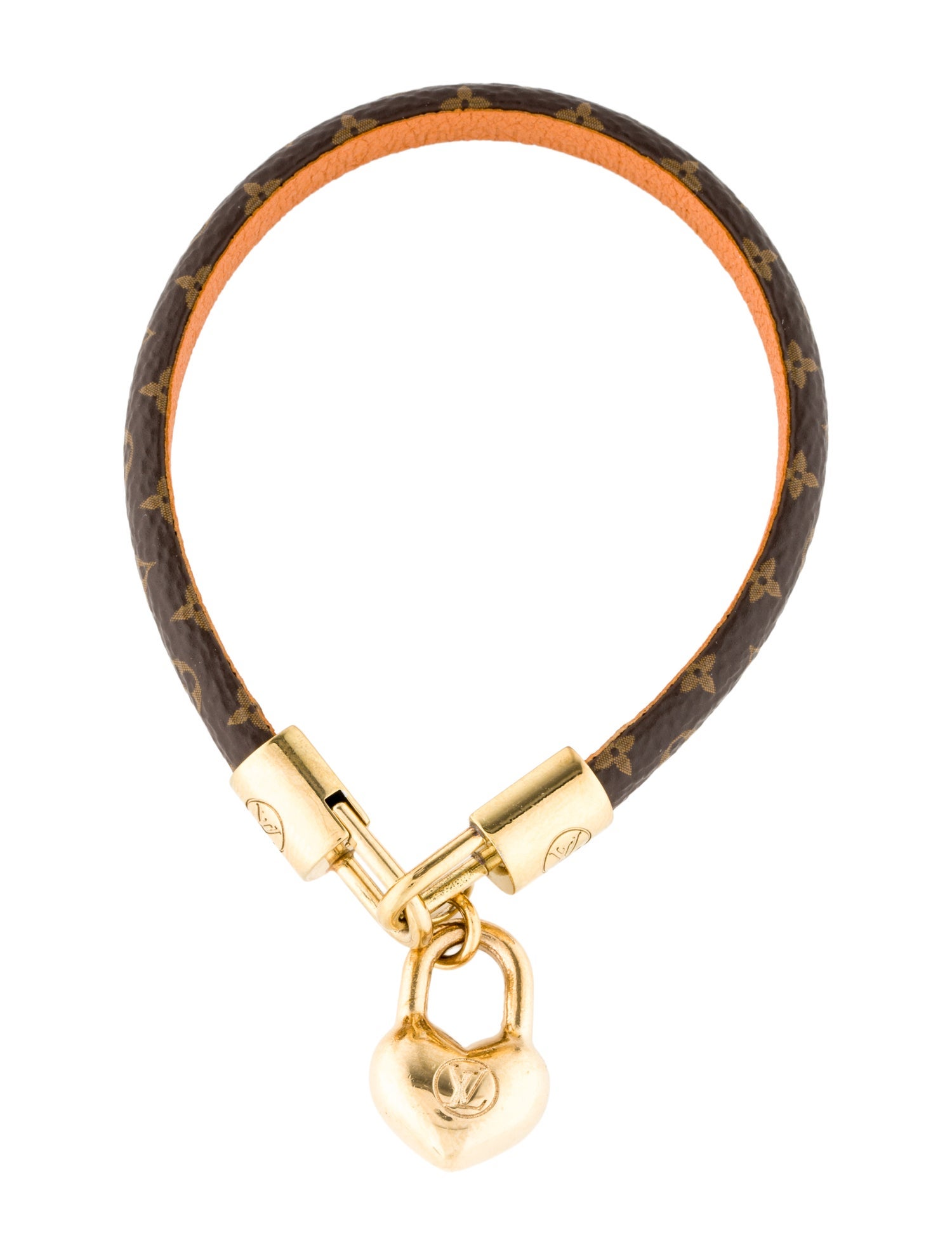Louis Vuitton Leather Crazy In Lock Charm Bracelet