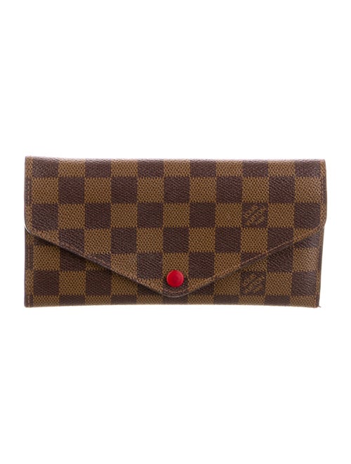 Louis Vuitton 2018 Damier Ebene Pattern Josephine Wallet