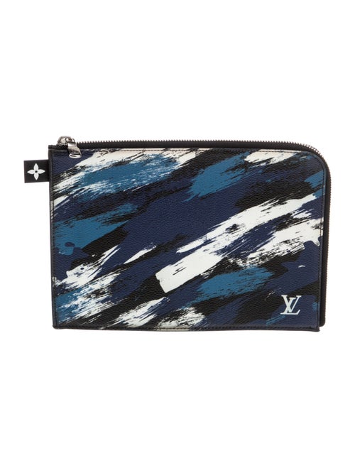 Louis Vuitton Coated Canvas Brushstroke Camouflage Pochette Jour PM