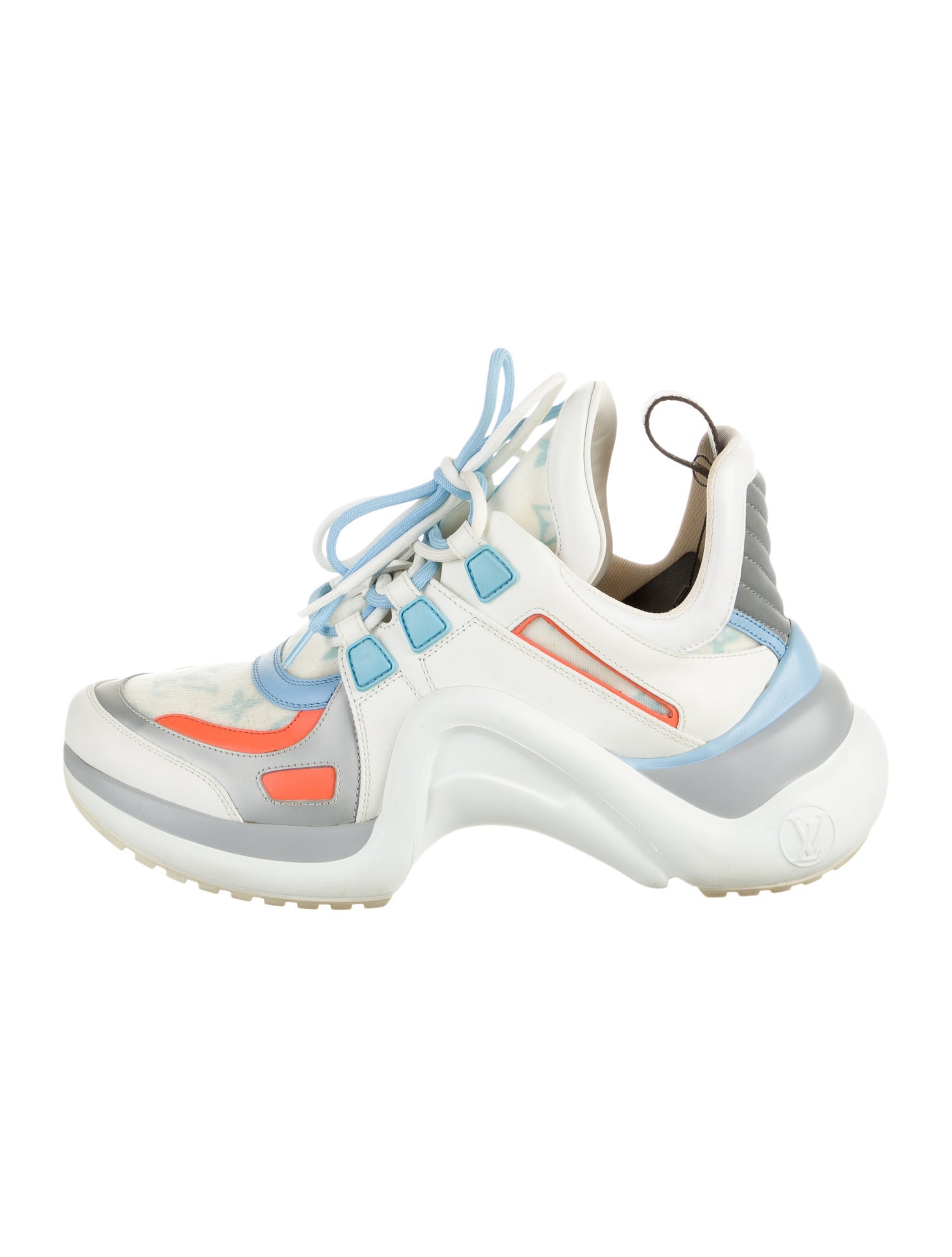 Louis Vuitton LV Monogram Leather Chunky Sneakers