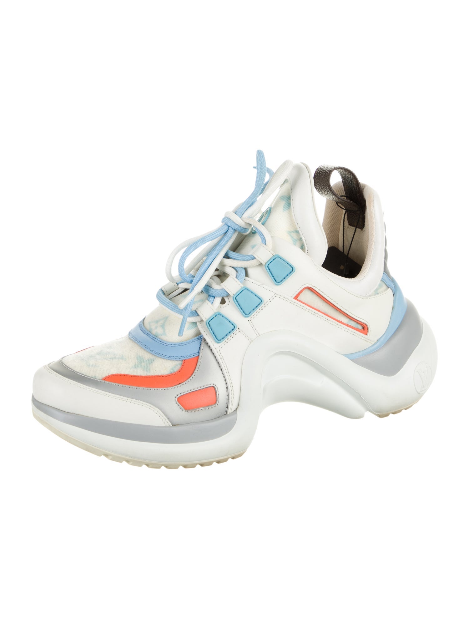 Louis Vuitton LV Monogram Leather Chunky Sneakers