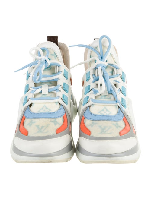 Louis Vuitton LV Monogram Leather Chunky Sneakers