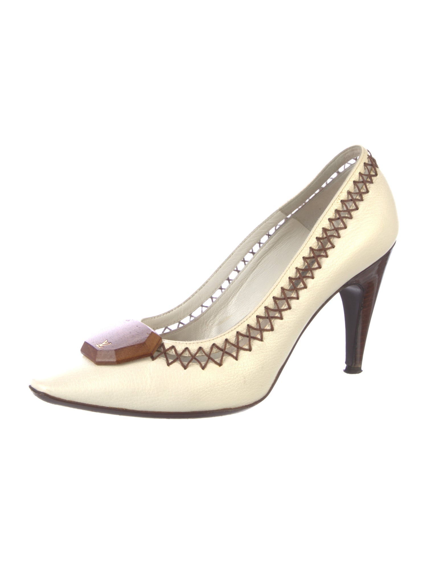 Louis Vuitton 2006 LV Monogram Pumps