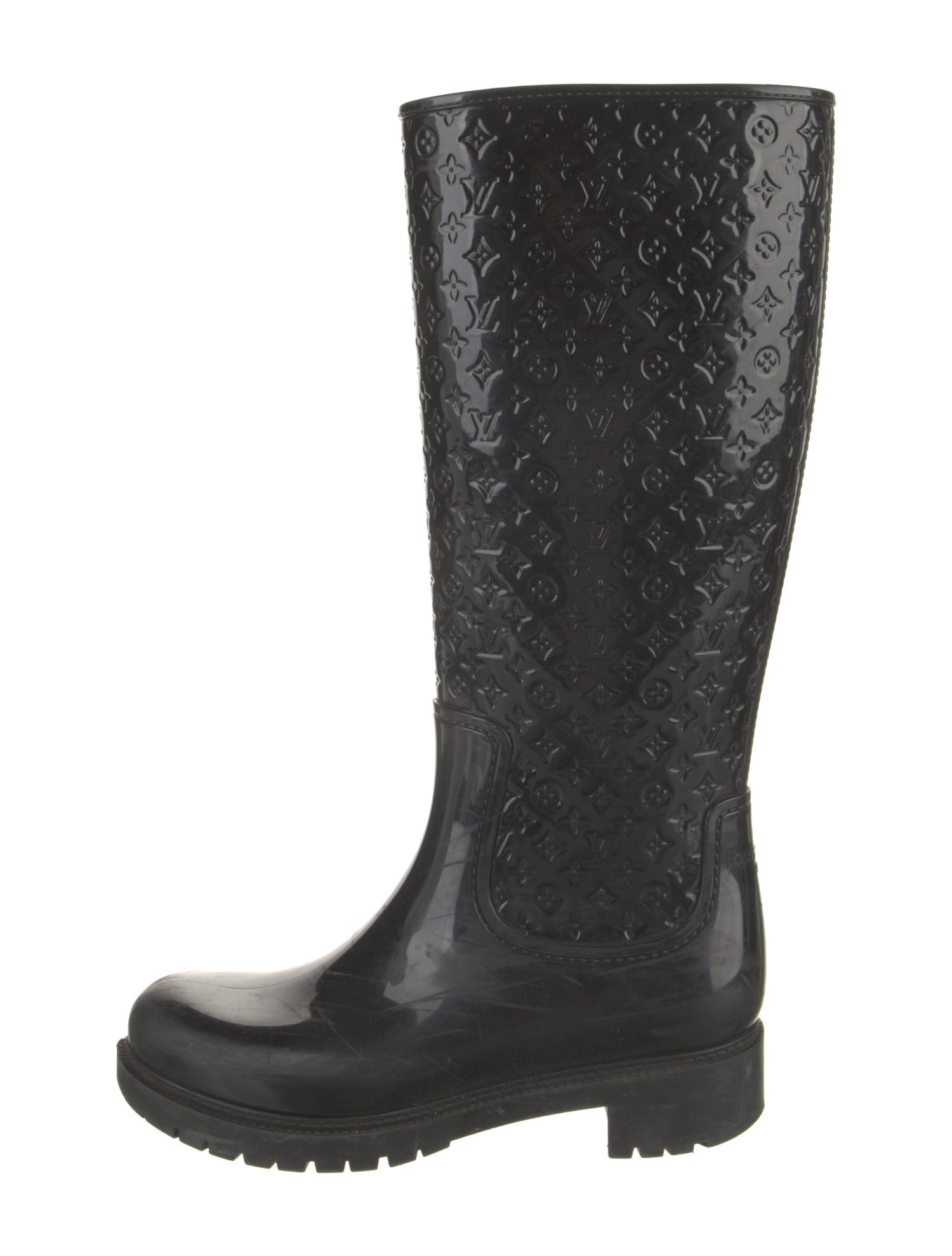 Louis Vuitton LV Monogram Rubber Rain Boots