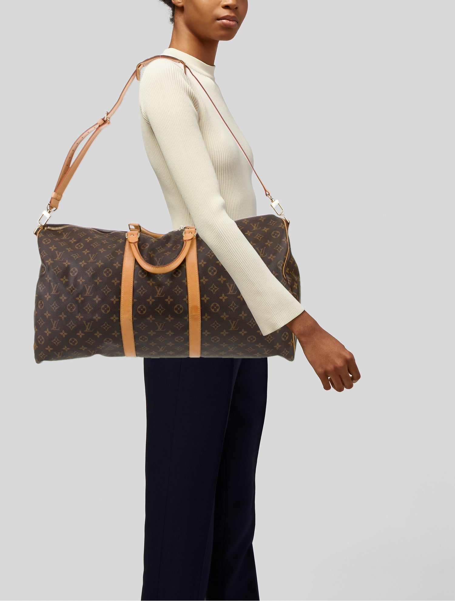 Louis Vuitton LV Monogram Keepall Bandouliere Vintage