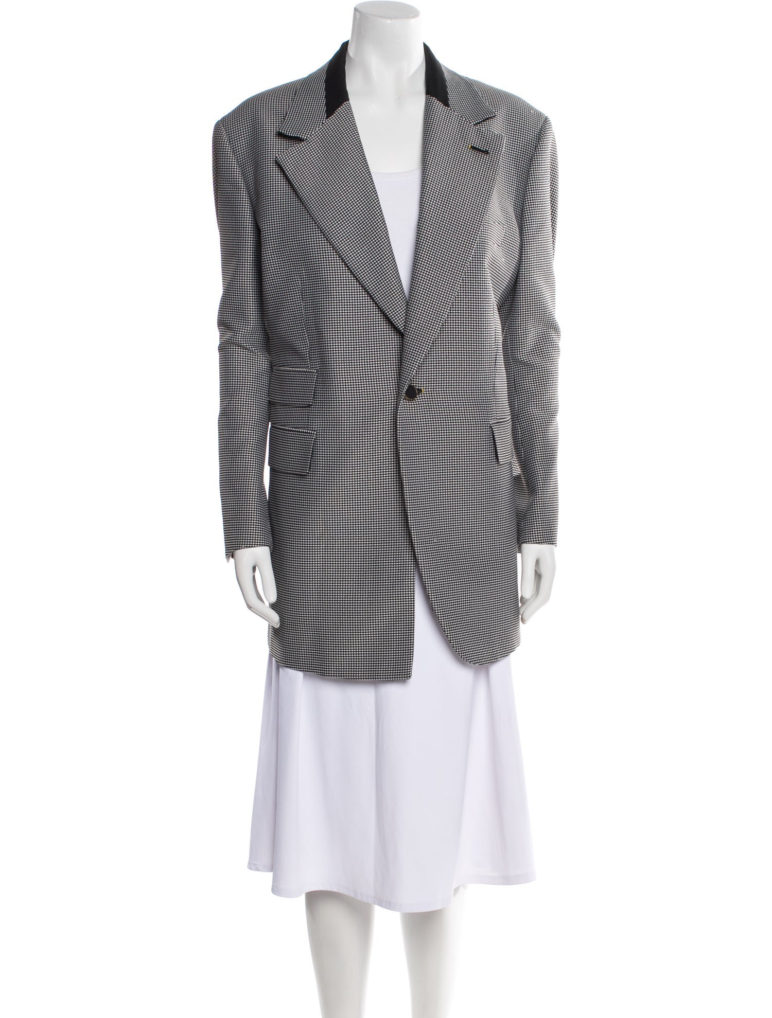 Louis Vuitton 2022 Houndstooth Print Blazer