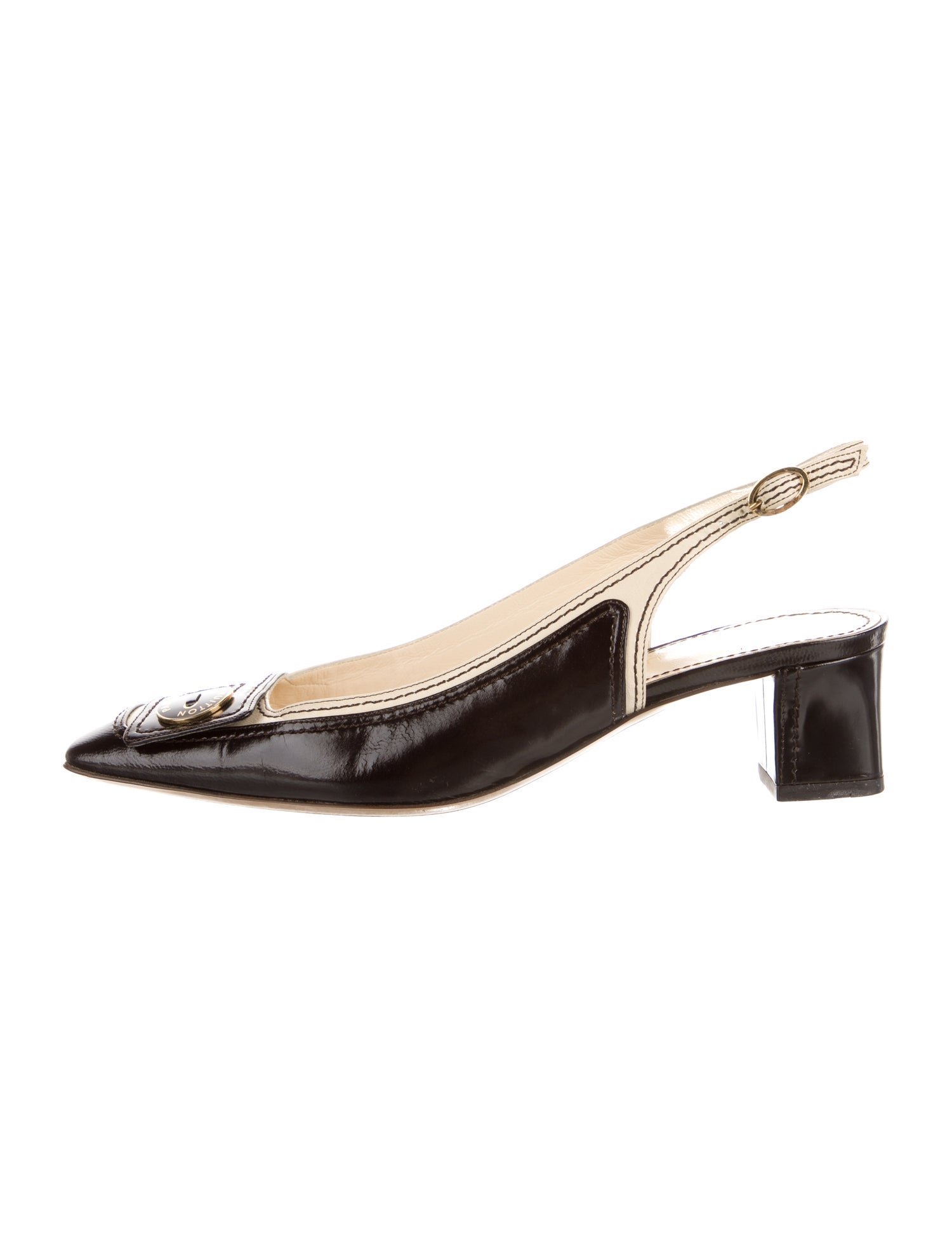 Louis Vuitton Vintage 2005 Slingback Pumps