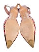 Louis Vuitton LV Monogram Satin Slingback Pumps